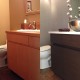 bathroom project before and after